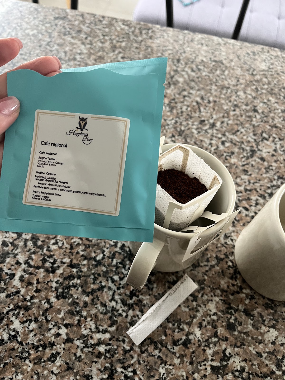 Drip bag and cup
